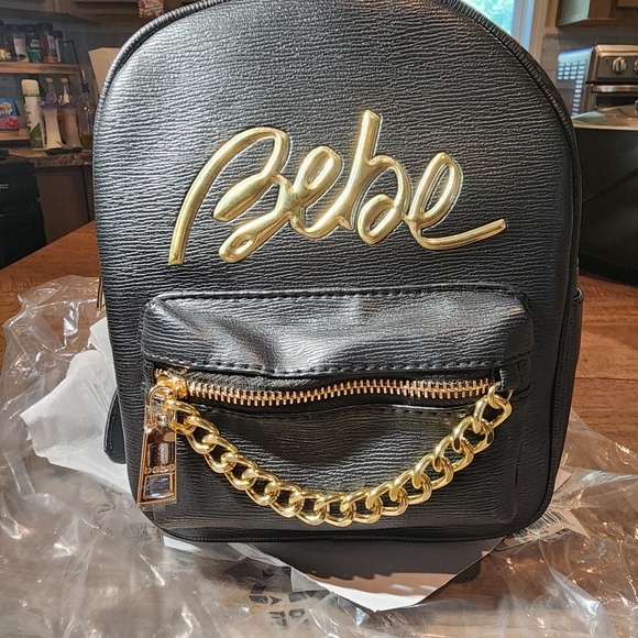 Bebe Black Gianna Backpack - Picture 2 of 4